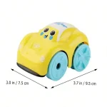 Children Bath Water Playing Toys ABS Clockwork Car Cartoon Vehicle Baby Bath Toy Kids Gift Amphibious Cars Bathroom Floating Toy 4