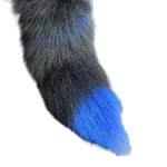 Huge Fluffy Faux Fur Fox Tail Keychain Therian Tail Fox Tail Keychain Fur Pendant Key Chain Keychain Pendant Gift for Women Girl 5