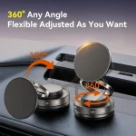 Upgraded 360° Vacuum Magnetic Car Phone Holder Ultra Strong Suction Magnetic Force Foldable Retractable Mount for Car/Dashboard 6