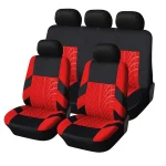 Customized Four Seasons Universal Polyester Full Set Car Seat Covers 4