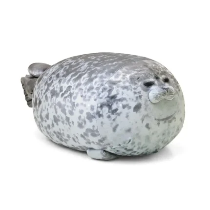 Trendy Chubby Blob Seal Pillow Cute Soft Stuffed Animal Plush Toys Large PP Cotton Gift for Boys Girls Adult