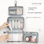 Travel Waterproof Folding Dry and Wet Separation Toiletry Bag Cosmetic Storage Bag Large Capacity Cosmetic Bag 4