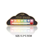 Mood Expression Pins for Women Men My Social Battery Brooches on Clothes Funny Alloy Badge Gifts 5