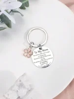 Key Chain Gift For Mom From Daughter, Best Mom, Birthday, Christmas Gift, Gift For My Mom, Mother's Day Gift, Ladies Keychain 4