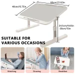 Computer Desk Bed Top Desk Adjustable Folding Simple Home Bedroom Sitting Floor Bay Window Laptop Office Small Desk Board 5