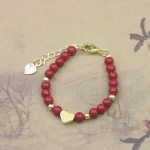 Lovely Fashion Natural Stone Bead Bracelet Baby Girls Lobster Clasp Accessories Girls Yoga Christmas Wedding Gift Jewelry Charm