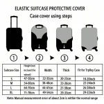 Luggage Protective Cover With Cartoon Print 6