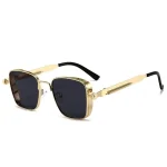 2025 Polarized Sunglasses Men High End Handsome Driving Special Anti UV High Quality Metal Punk Fashion Trends Sunglasses 5