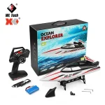 WLtoys WL 912-A RC Racing Boat 35KM/H High Speed 2.4GHz Remote Control Toys Capsize Protection Speedboat BoatsToy Boys Kids Gift 6