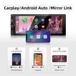 ANYFAR 6.86" 1280*480 1 Din MP5 Player Car Radio Wireless Carplay Android Auto Multimedia Player 1Din FM Auto Radio Stereo 5