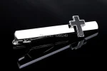 MMS Tie Clips & Cufflinks Black Color Fashion Novelty Cross Movie Design Tie Clips High Quality Alloy Jewelry For Men Gift 3