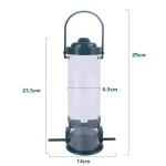 Pet Bird Feeder Food Dispenser Outdoor Hanging Multiple Holes Bird Feeder Small Bird Automatic Foot Feeding Tool Bird Supplies 2