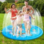 170CM Kids Paddling Pad Inflatable Water Jet Swimming Pool Summer Beach Outdoor Games Toy Lawn Swimming Pool Mat Kids Toys 6