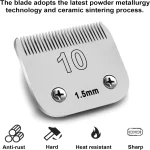 Dog Grooming Clipper Replacement Blades Compatible with Andis Pet Clipper/Oster-A5/Wahl KM-10 Series Dog Clipper 2