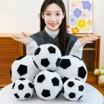 Soccer Sports Ball Throw Pillow Stuffed Soft Plush Toy Realistic Football Home Sofa Decoration Cushion Pillow Gift 4