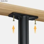 Telescopic Adjustable Bed Beam Support Foot Reinforced Plastic Furniture Leg Sofa Leg Bed Bottom Load Bearing Bracket 1X 2