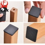 KAK 1-24PCS Self Adhesive Furniture Leg Feet Rug Felt Pads Anti Slip Mat  Bumper Damper For Chair Table Protector Hardware 2