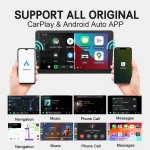 XUDA 2in1 Wireless CarPlay Adapter Android Auto AI Smart Box Car Intelligent Systems For VW Toyota Nissan Honda Ford Benz 5