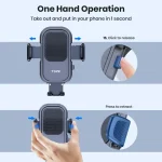 TOPK Car Phone Holder Mount for IPhone[Powerful Suction] Phone Mount for Car Dashboard Car Accessories Automobile for Smartphone 2