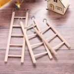 Wood Climbing Ladder Parrot Toys Birdcage Hanging Decor  Hamsters Toy Bird Supplies 3