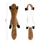 New 45cm Simulated Animal Holster No Stuffing with Squeakers Dog Chew Toy Durable Plush Crinkle Pet Squeak Toys Pet Supplies 5