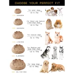 Fluffy Dog Bed Winter Warm Large Pet Products Small Sofa Baskets Pets Kennel Mat Puppy Cats Supplies Basket Blanket Accessories 6
