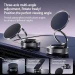 Magnetic Phone Holder for car 360° Rotatable Foldable & Adjustable Magnetic Car Mount ,Suction Cup Phone Holder for Car/Mirror 3