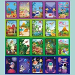 Magic Water Drawing Book Children's Montessori Reusable Coloring Book, Sensory Early Educational Learning Painting Toys for Kids 5