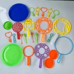 Bubble Machine Blowing Bubble Tool Soap Bubble Maker Blower Set Big Bubble Dish Outdoor Funny Gift Toys For Children Bubble Wand 2