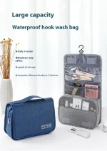 Foldable Toiletry Bag Organizer Hanging Storage Bathroom Makeup Case Cosmetic Bag Travel For Travel Business 6