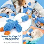 New pineapple velvet goose dog toy cat toy pet double color goose tough bite chew plush sound toy  pet supplies 5