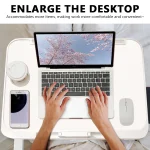 Computer Desk Bed Top Desk Adjustable Folding Simple Home Bedroom Sitting Floor Bay Window Laptop Office Small Desk Board 2