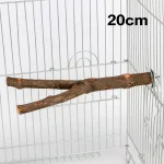 1pcs 15/20/30cm Birds Accessories Bird Cage Sticks Wooden Stuff Stand Tree Branch Perches Asesorips Para Aves Vogel Stokjes 3