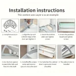 Flip shoe cabinet accessories,flip bucket shoe rack,stainless steel thickened shoe cabinet accessories,hardware hidden flip rack 6