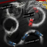 KF20 1/64 High Speed Drift RC Car 2.4G 4WD Remote Control Desktop Mini GTR Racing Model Cars for Boys Kids Toy Gift 4