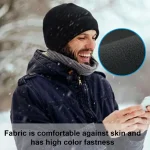 1PC Warm Winter Skull Cap Soft Polar Fleece Hat Thick Windproof Cap Outdoor Beanie Cap Ski Cap Unisex Suitable For Unisex 2