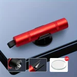 1/2 Set of Two Color Options to Choose From: Car Safety Hammer with Window Breaker and Seatbelt Cutter, Emergency Escape Tool, Portable Multifunctional Safety Hammer, Emergency Escape Window-Breaking Gadget 3