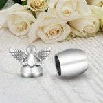 Mini Angel Wings Commemorative Pet Urn Ash Jar Dog Commemorative and Funeral Supplies 5