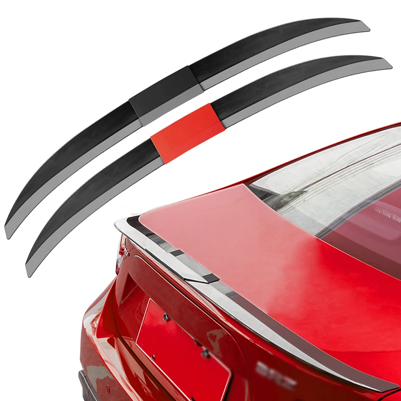 3Pcs Universal Adjustable Trunk Tail Rear Wing Spoiler For BMW For Tesla For Audi Toyota Honda KIA Hyundai Car Accessories 3Pcs Universal Adjustable Trunk Tail Rear Wing Spoiler For BMW For Tesla For Audi Toyota Honda KIA Hyundai Car Accessories