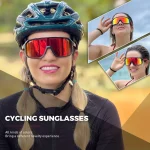 SCVCN New Cycling Glasses Bike Sunglasses Men UV400 Eyewear Outdoor Sports MTB Goggles Bicycle Women Riding Hiking Sunglasses 2