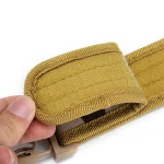 Men's Belt Outdoor Camouflage Tactical Belt Oxford Cloth Belt Mountaineering Belt Nylon Wide Waist Belt Work Belt Neutral Belts 5