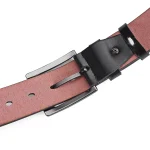Genuine Leather For Men's High Quality Buckle Jeans Cowskin Casual Belts Business Cowboy Waistband Male Fashion Designer 2024New 5