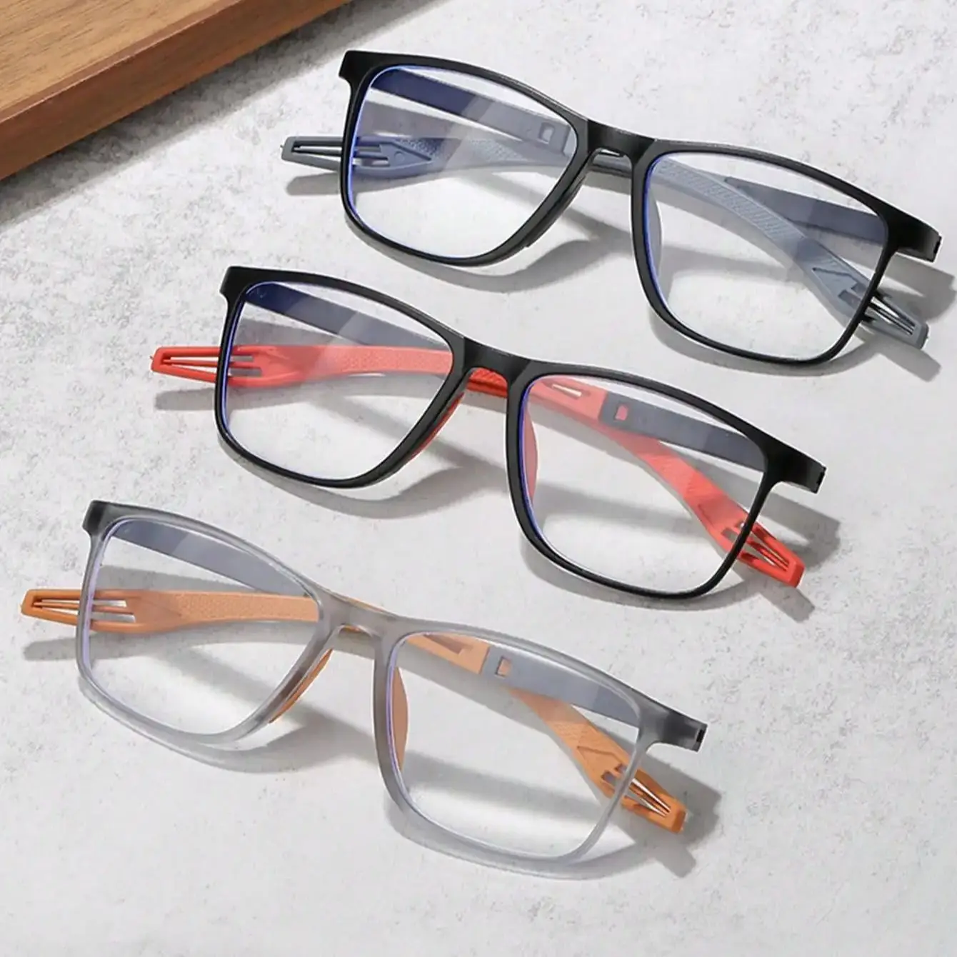 Anti-blue light reading glasses for men and women universal reading glasses large frame glasses optical stand Anti-blue light reading glasses for men and women universal reading glasses large frame glasses optical stand