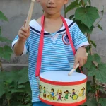 New Early education Beat Children  Toys Drum Wood Percussion instrument Musical Instrument 4