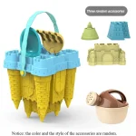 Beach Castle Bucket Play Sand Set Toys Sand Scoop Children Summer Toys Sand Toys Sand Box for Kids Outdoor Family Funny Gifts 5