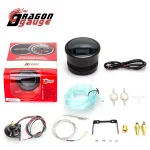 DRAGON GAUGE 52mm Tachometer Voltmeter Boost Vacuum Air-Fuel Ratio Water Temp Oil Temp Oil Press EGT Gauge Fit for 12V Car 6