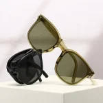 Folding sunglasses, portable, ultra light sun protection, UV protection, sunglasses for both men and women 3