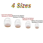 16pcs Silicone Chair Leg Caps Feet Pads Floor Protector Furniture Table Covers for Non-Slip Chair Rubber Feet Cap Bottom 6