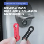 SEAMETAL Car Door Shock Absorber Universal Car Door Buckle Soundproof Deadener Damper Cushion Anti-Vibration Buffer Pad 6