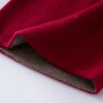 High Quality Pure Cashmere Hat for Men and Women Winter Double Layer Thicken Knitted Skullies Beanies Caps Female Outdoor Hats 5